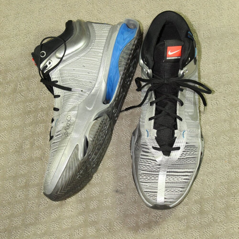 Size 16 - Nike Air Zoom GT Jump 2 EP All-Star Silver Mesh Basketball Shoes EUC!